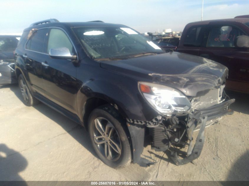 2016 Chevrolet Equinox Ltz VIN: 2GNALDEK6G6159854 Lot: 25687016