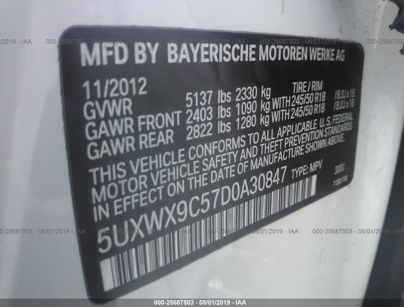 5UXWX9C57D0A30847