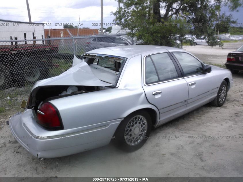 1999 Mercury Grand Marquis Gs VIN: 2MEFM74W1XX669815 Lot: 25710725