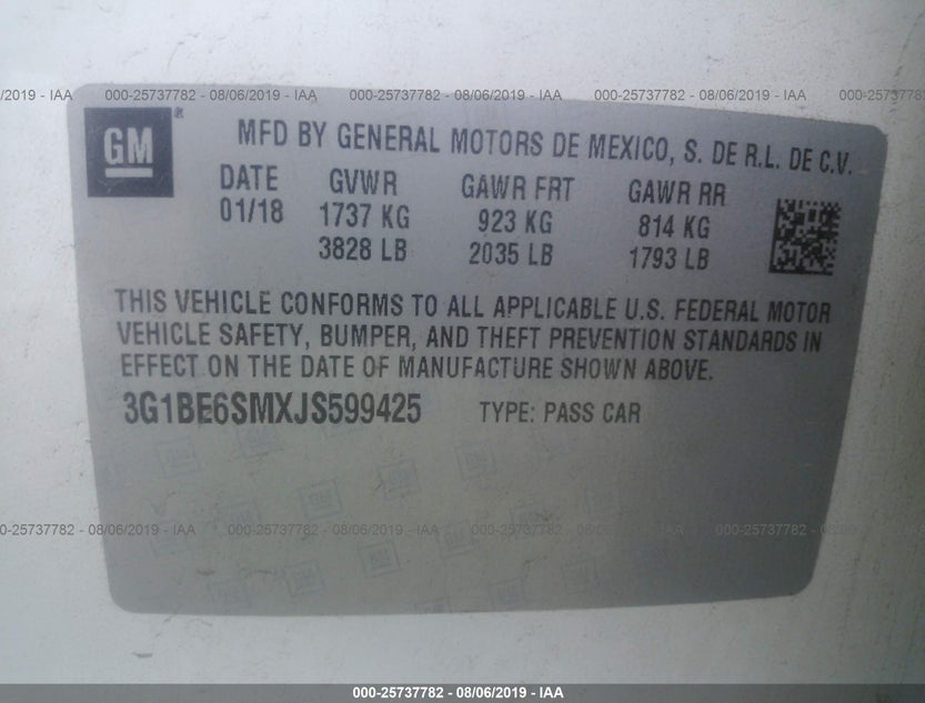 3G1BE6SMXJS599425
