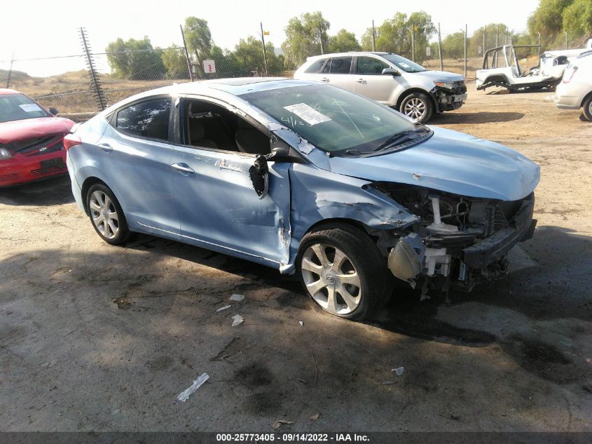 KMHDH4AE3DU671619 2013 Hyundai Elantra Limited (Ulsan Plant)