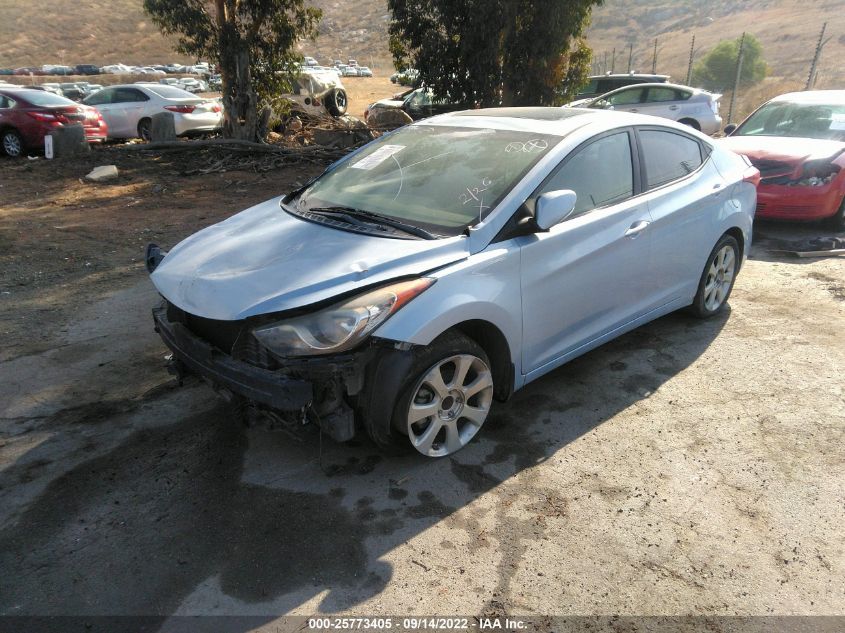 KMHDH4AE3DU671619 2013 Hyundai Elantra Limited (Ulsan Plant)