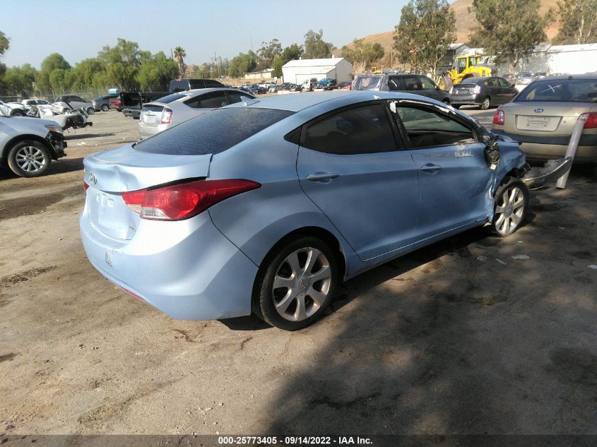 2013 Hyundai Elantra Limited (Ulsan Plant) VIN: KMHDH4AE3DU671619 Lot: 25773405