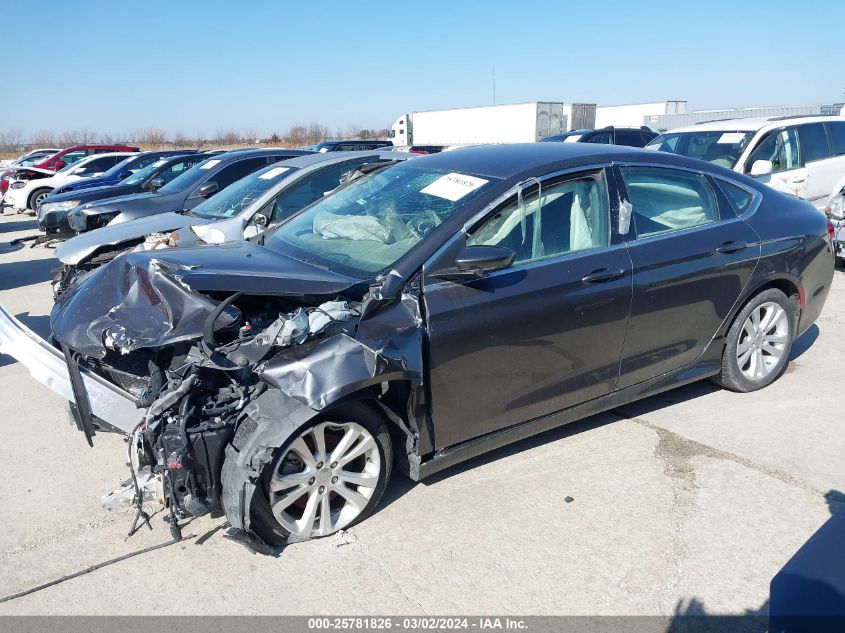 2015 Chrysler 200 Limited VIN: 1C3CCCAB1FN706173 Lot: 25781826