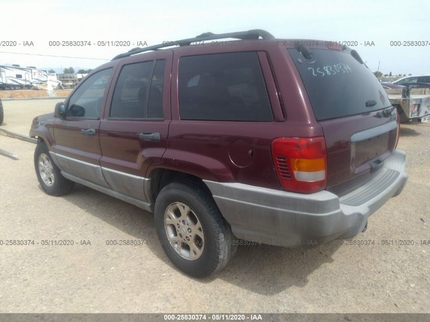 1999 Jeep Grand Cherokee Laredo VIN: 1J4GW58S9XC778137 Lot: 25830374