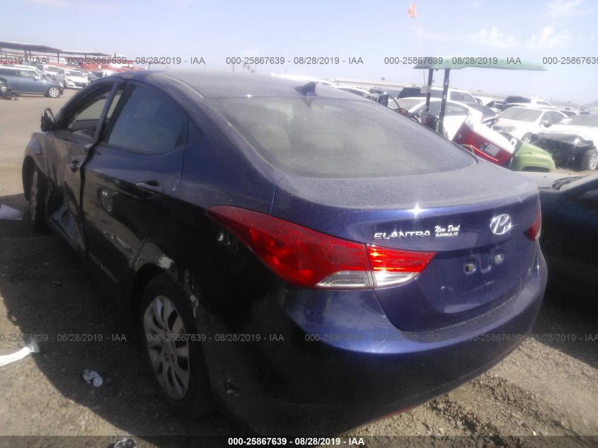 2011 Hyundai Elantra Gls VIN: 5NPDH4AE3BH042521 Lot: 25867639