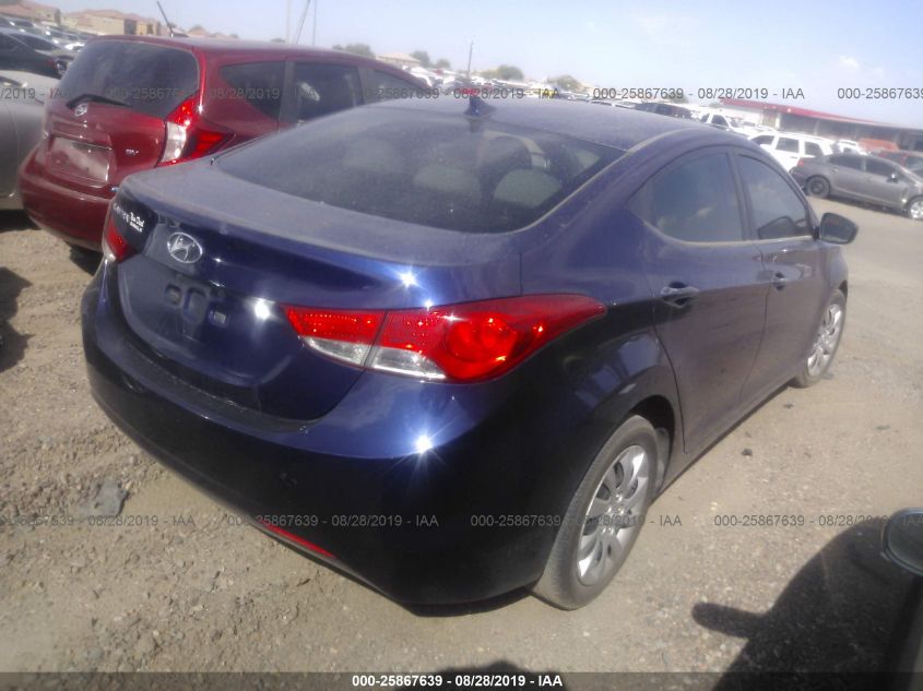 2011 Hyundai Elantra Gls VIN: 5NPDH4AE3BH042521 Lot: 25867639