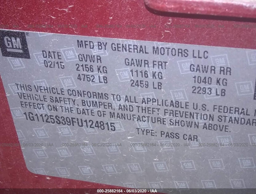 1G1125S39FU124815