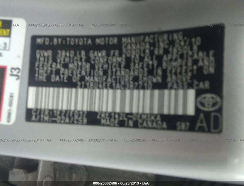 2T1BU4EE1AC387710
