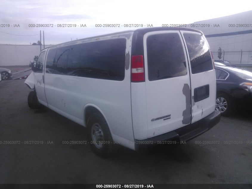 2009 Chevrolet Express 3500 Ls VIN: 1GAHG39K491166011 Lot: 25903072