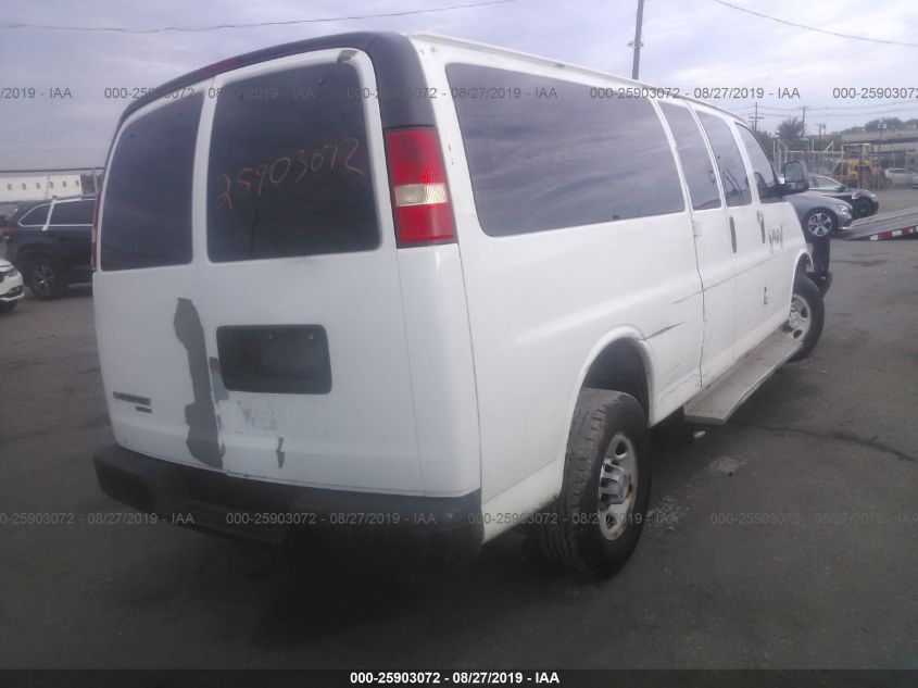 2009 Chevrolet Express 3500 Ls VIN: 1GAHG39K491166011 Lot: 25903072