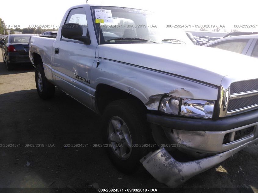 2001 Dodge Ram 1500 St/Work Special VIN: 1B7HC16X61S261482 Lot: 25924571