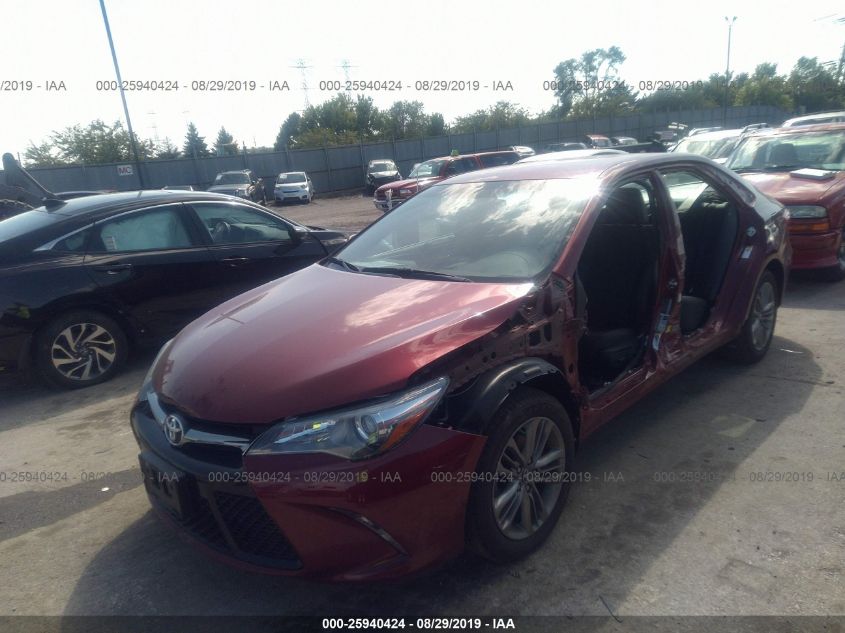 2016 Toyota Camry Se VIN: 4T1BF1FK0GU568303 Lot: 25940424