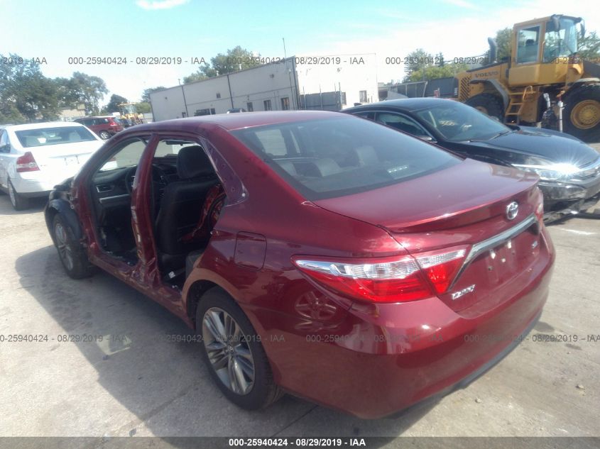 2016 Toyota Camry Se VIN: 4T1BF1FK0GU568303 Lot: 25940424