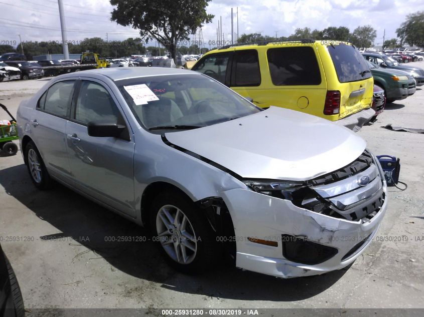 2012 Ford Fusion S VIN: 3FAHP0GA6CR194329 Lot: 25931280