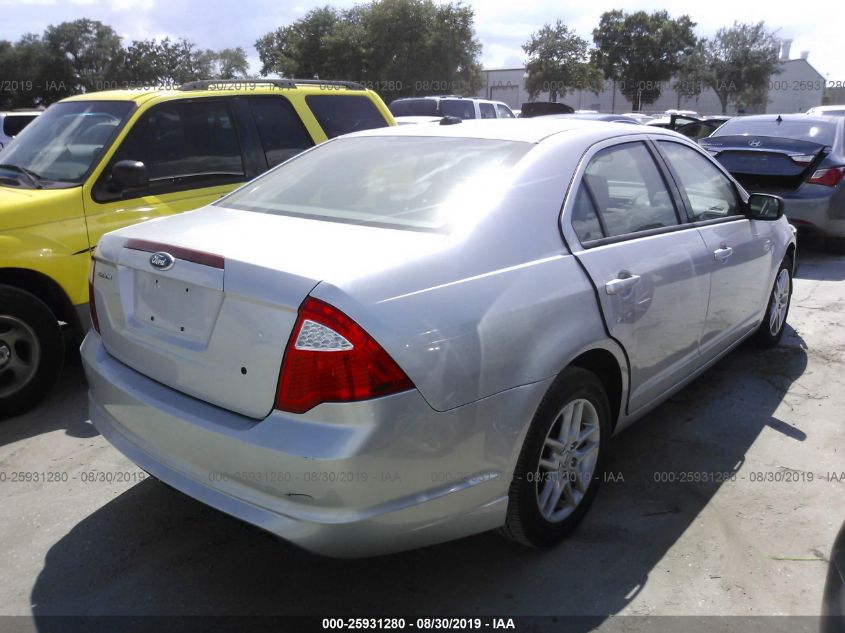 2012 Ford Fusion S VIN: 3FAHP0GA6CR194329 Lot: 25931280