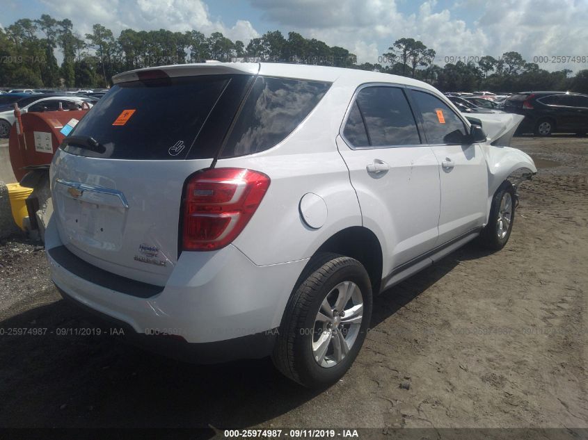 2016 Chevrolet Equinox Ls VIN: 2GNALBEK6G1153134 Lot: 25974987