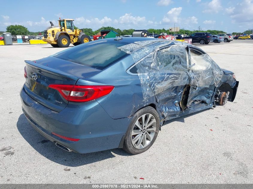 2016 Hyundai Sonata Sport VIN: 5NPE34AF7GH289107 Lot: 25987078