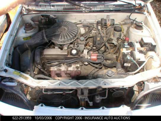 1992 Geo Metro VIN: 2C1MR2460N6797721 Lot: 2513959