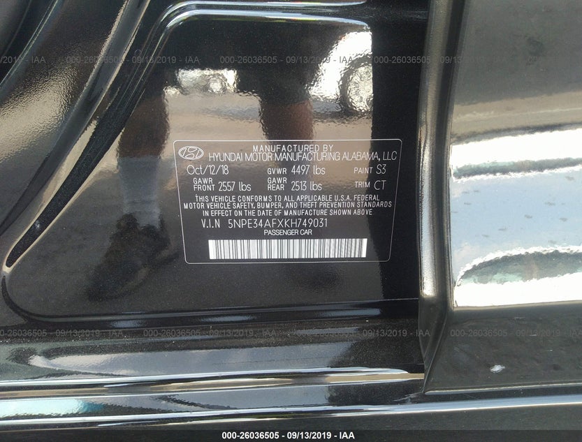 5NPE34AFXKH749031
