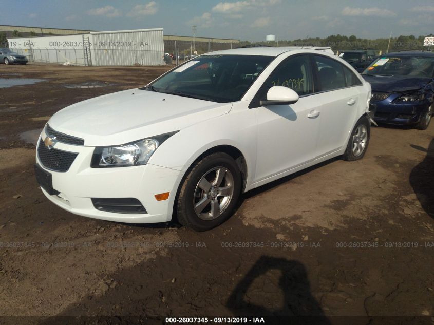 2012 Chevrolet Cruze Lt VIN: 1G1PE5SC2C7264166 Lot: 26037345