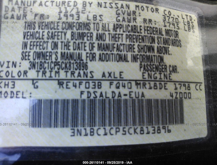 3N1BC1CP5CK813896
