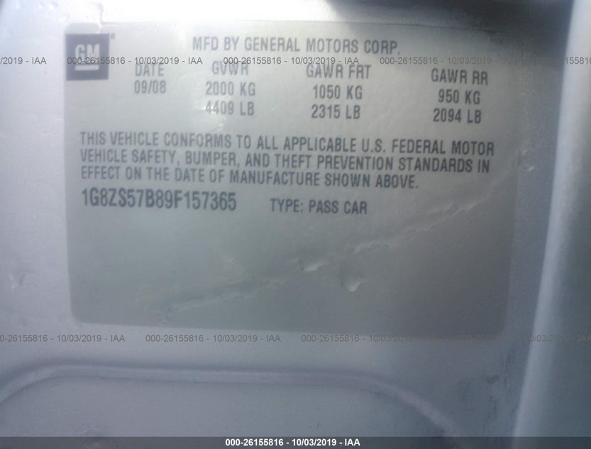 1G8ZS57B89F157365