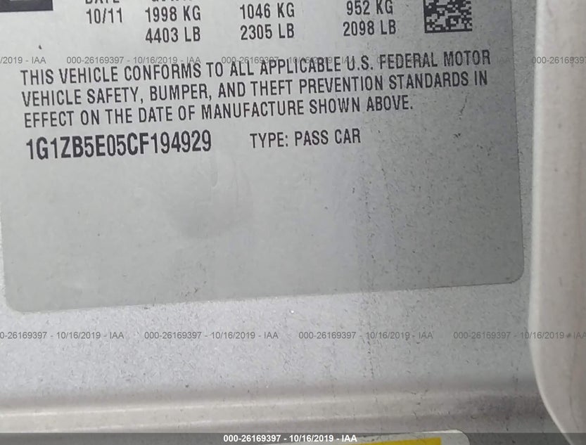 1G1ZB5E05CF194929