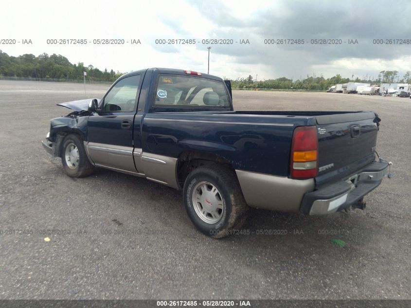 1999 GMC New Sierra C1500 VIN: 1GTEC14T8XZ536367 Lot: 26172485