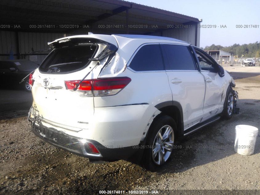 2018 Toyota Highlander Limited VIN: 5TDYZRFH9JS268750 Lot: 26174811