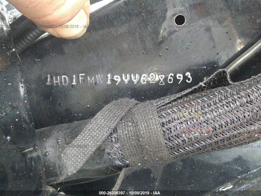 2000 Harley-Davidson Flhtpi VIN: 1HD1FMW19YY628693 Lot: 26206397