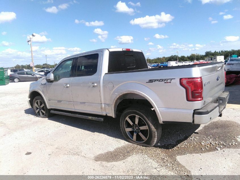 2017 Ford F-150 Xl/Xlt/Lariat VIN: 1FTEW1EP7HFB76021 Lot: 26226579