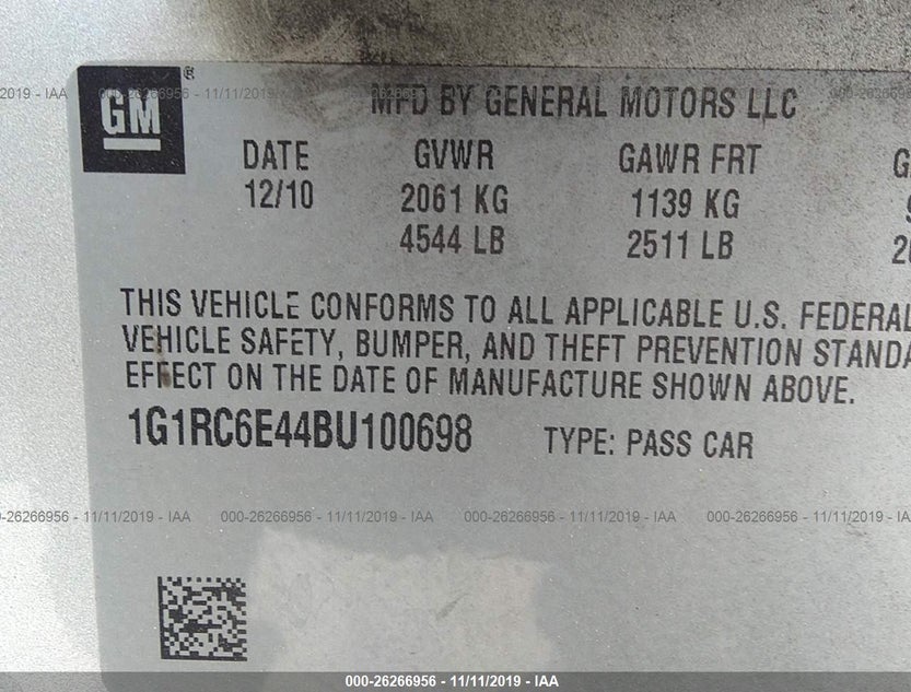1G1RC6E44BU100698