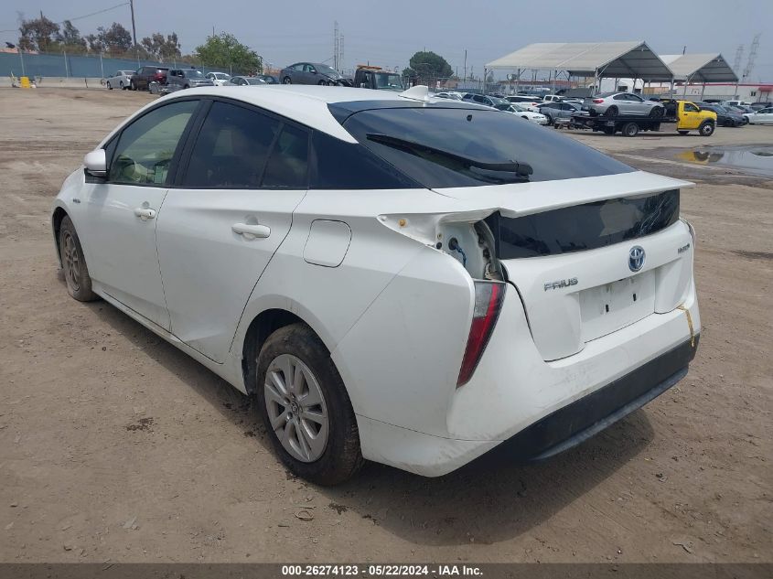 2016 Toyota Prius Two VIN: JTDKBRFU3G3015182 Lot: 26274123