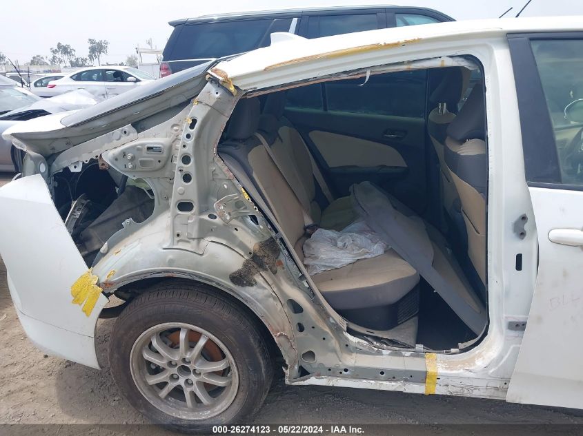 2016 Toyota Prius Two VIN: JTDKBRFU3G3015182 Lot: 26274123