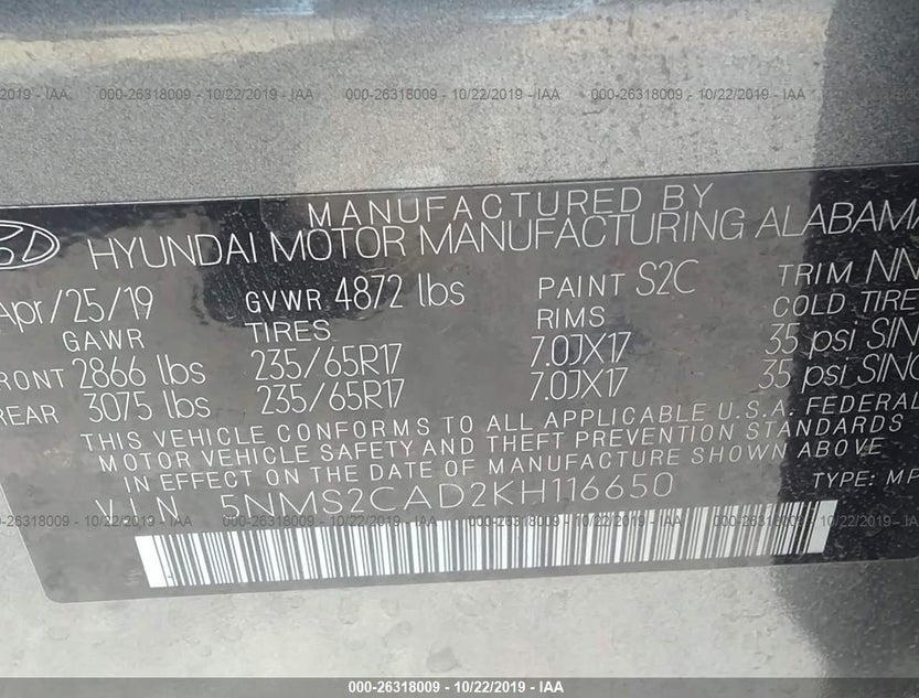 5NMS2CAD2KH116650