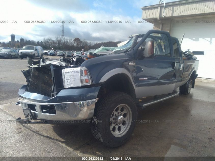 2006 Ford F-350 Lariat/Xl/Xlt blue truck diesel 1FTWW31P06EA53041 photo #3