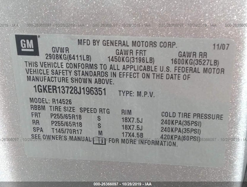 1GKER13728J196351