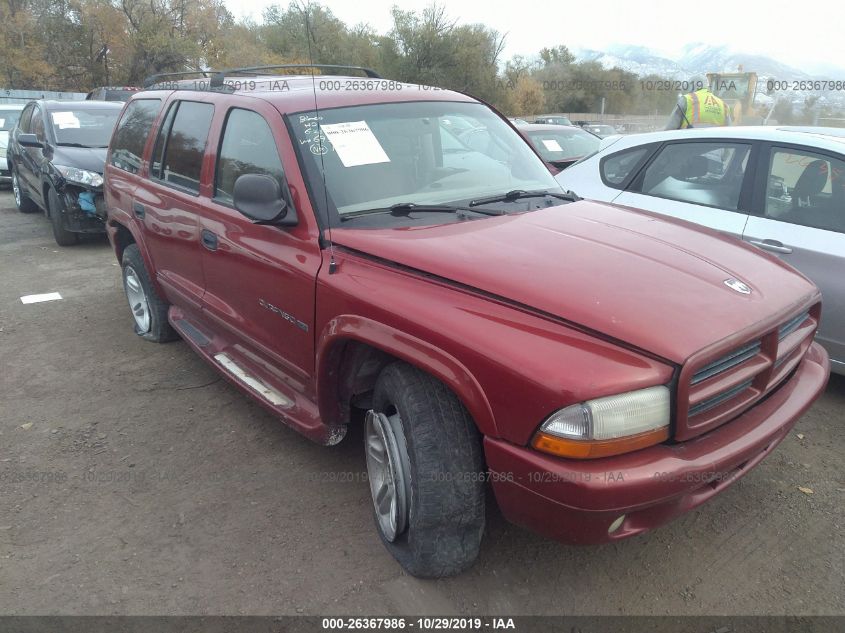 2001 Dodge Durango R/T VIN: 1B4HS28Z61F506598 Lot: 26367986