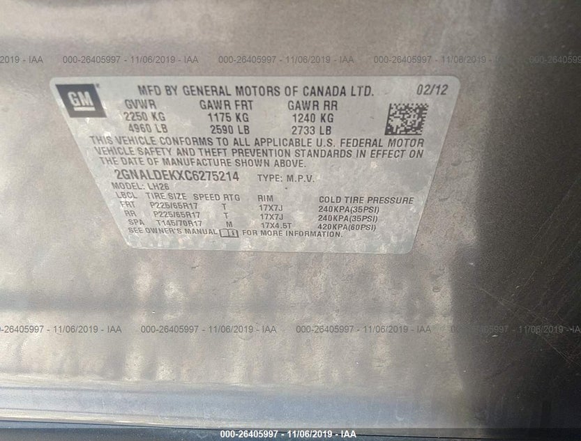 2GNALDEKXC6275214