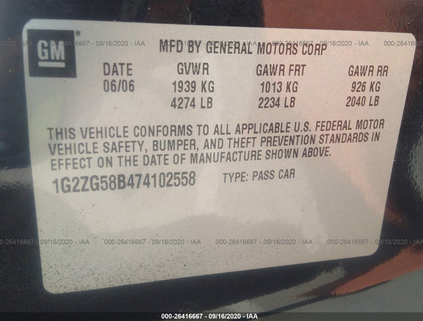 1G2ZG58B474102558