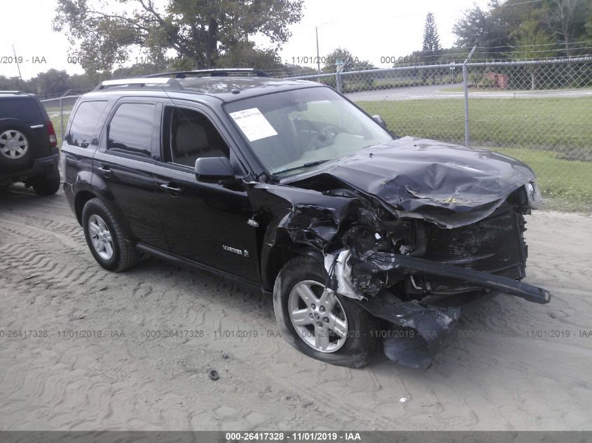 2008 Mercury Mariner Hybrid VIN: 4M2CU29HX8KJ51525 Lot: 26417328