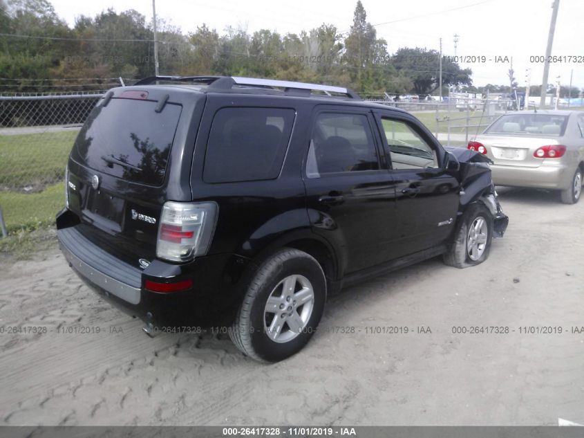 2008 Mercury Mariner Hybrid VIN: 4M2CU29HX8KJ51525 Lot: 26417328