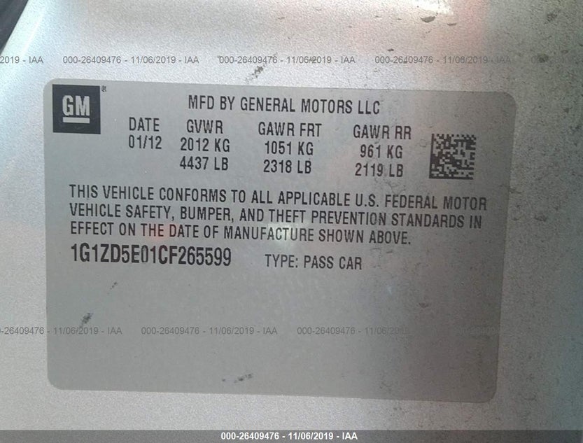 1G1ZD5E01CF265599