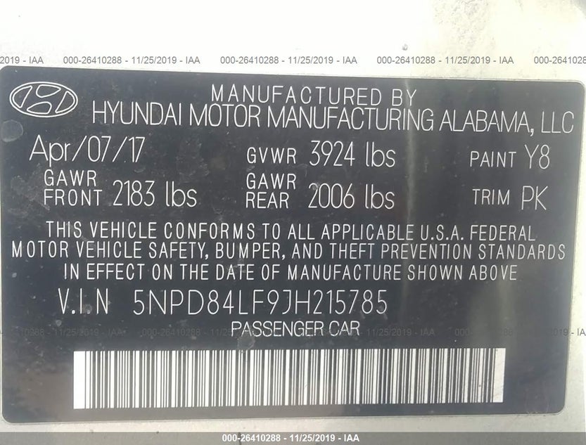 5NPD84LF9JH215785