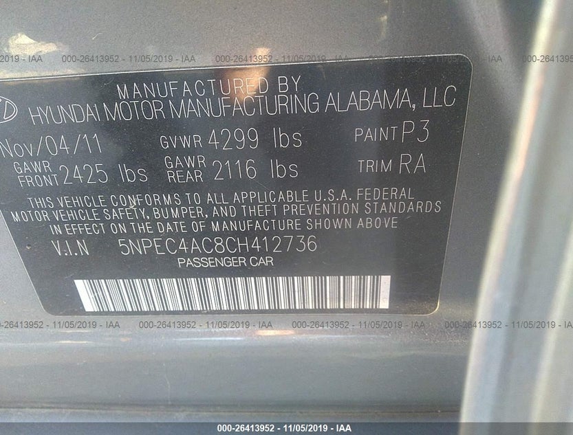 5NPEC4AC8CH412736