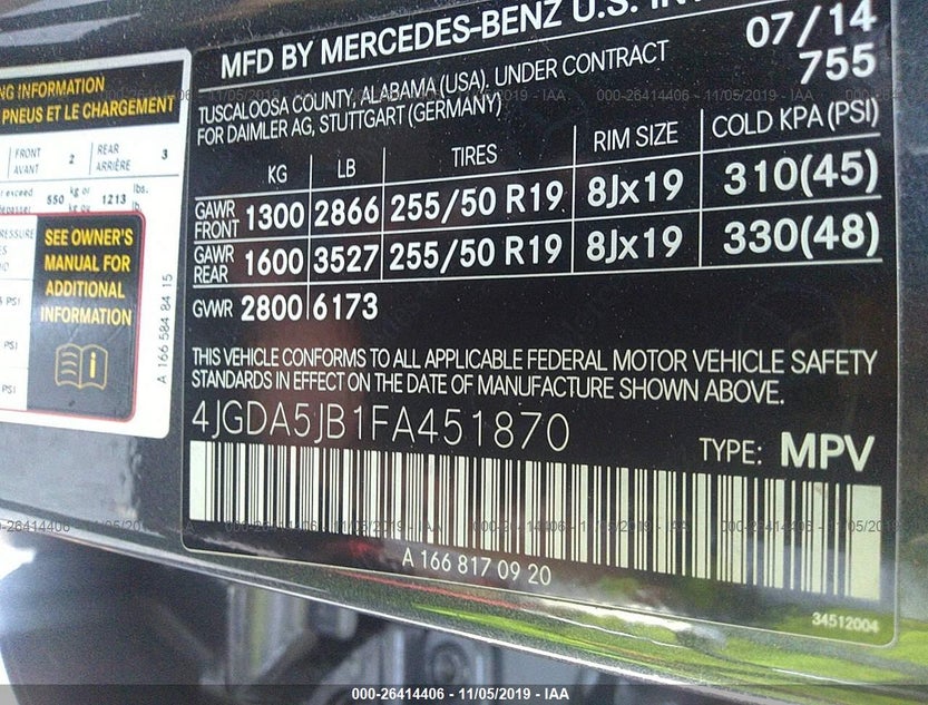 4JGDA5JB1FA451870