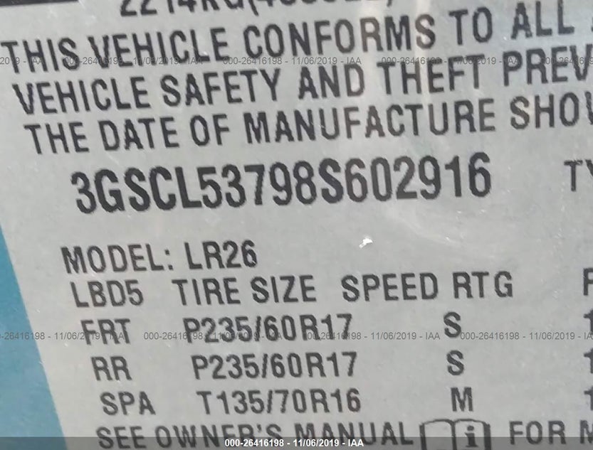 3GSCL53798S602916