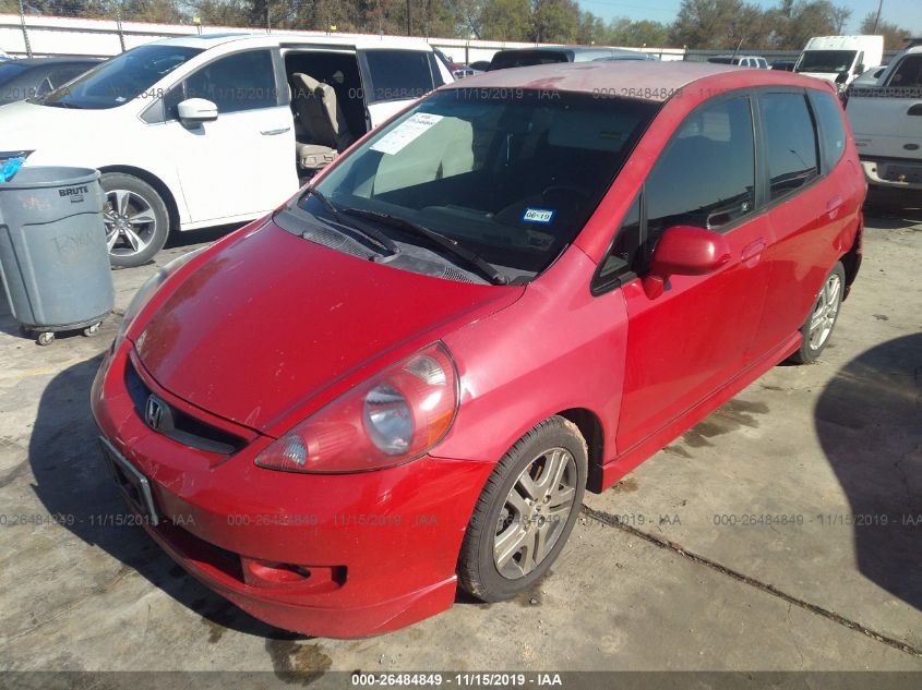 JHMGD38677S057032 2007 Honda Fit Sport