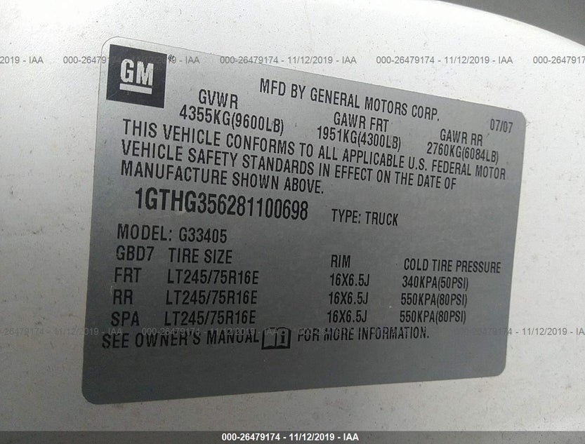 1GTHG356281100698